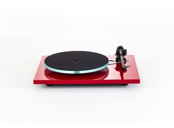 Rega Planar 3 Nd3 platespiller- rød RB330 arm, High gloss 