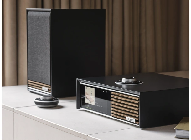 Ruark R610/Sabre-R Stereopakke, Charcoal Komplett streaming-stereoanlegg 