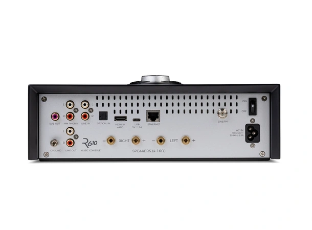 Ruark R610/Sabre-R, Charcoal Komplett streaming-stereoanlegg 