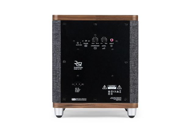 Ruark RS1 Subwoofer, Rich Walnut 100watt 6,5" aktiv sub. 