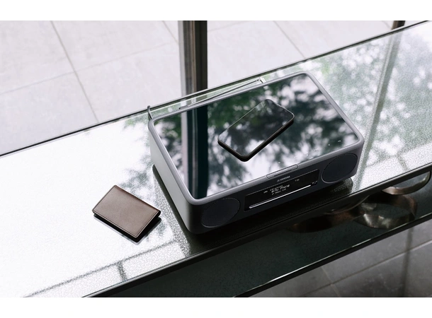 Yamaha Musiccast 200 - Hvit DAB+, WiFi, CD, AUX 