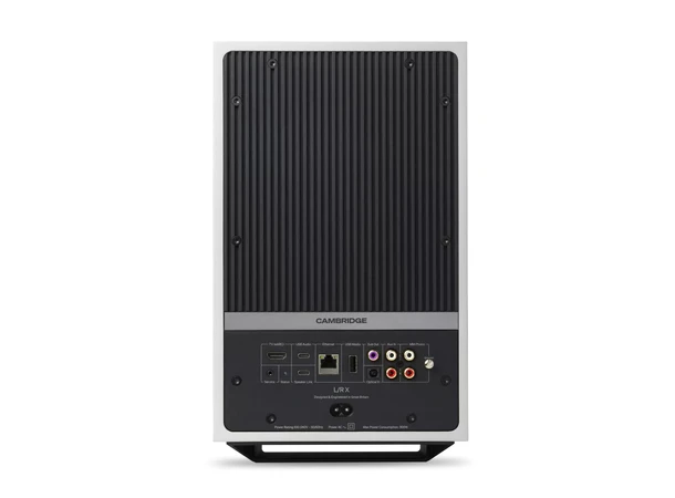 Cambridge Audio L/R X, aktiv høyttaler Streaming, HDMI, RIAA-trinn, hvit 
