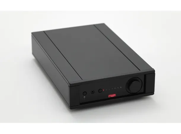 Rega Brio MK7, forsterker, DAC 2x50 watt, hodetelefon, MM-RIAA, sort 