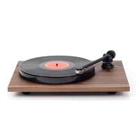 Rega Planar 1 Plus, Carbon, Walnut RIAA-trinn, RB110 arm, EBLT drivrem