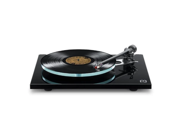 Rega Planar 3, Nd5 pickup, sort Glasstallerken, RB330 arm, EBLT drivrem 