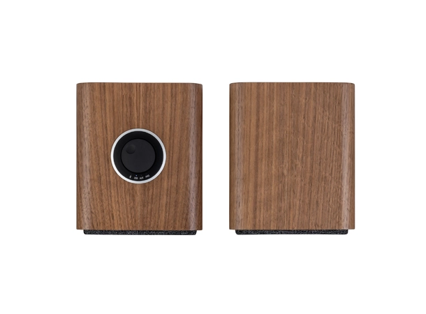 Ruark MR1 Mk3 aktiv høyttaler, Walnut Bluetooth, APTX, linje inn, subwoofer ut 