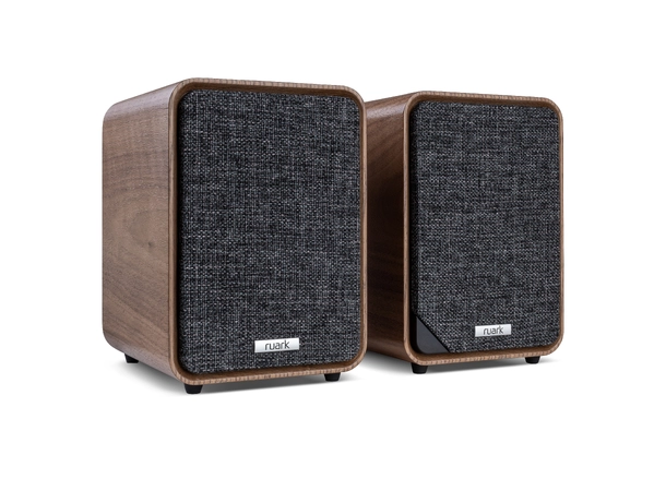 Ruark MR1 Mk3 trådløs høyttaler, valnøtt Bluetooth, APTX, linje inn, subwoofer ut 