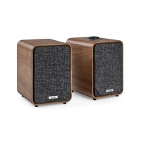 Ruark MR1 Mk3 trådløs høyttaler, valnøtt Bluetooth, APTX, linje inn, subwoofer ut