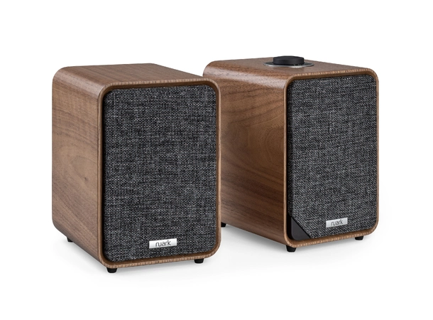 Ruark MR1 Mk3 trådløs høyttaler, valnøtt Bluetooth, APTX, linje inn, subwoofer ut 
