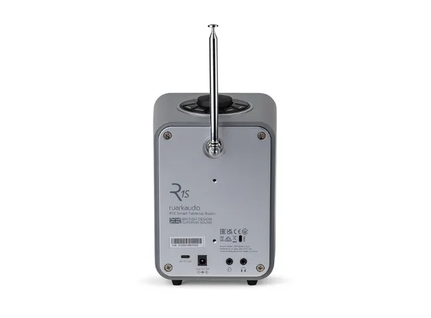 Ruark R1S DAB+ Grå DAB+, Bluetooth, klokke, WiFi, APP 