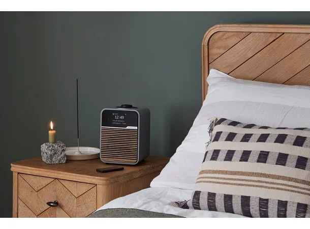 Ruark R1S DAB+ Grå DAB+, Bluetooth, klokke, WiFi, APP 