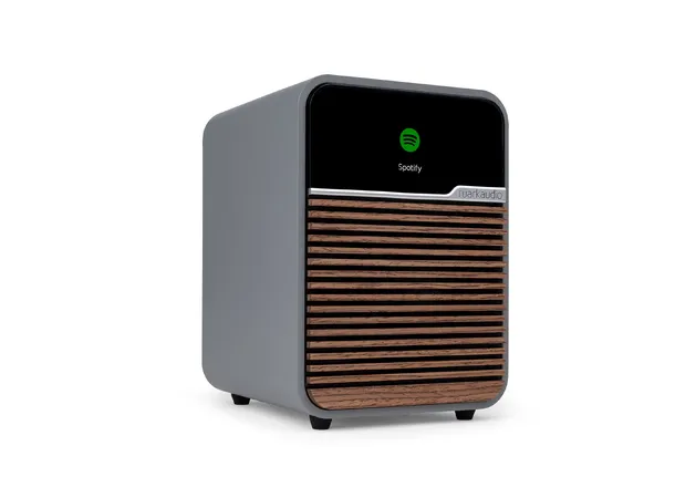 Ruark R1S DAB, Mid Grey DAB+, Bluetooth, klokke, WiFi, APP 