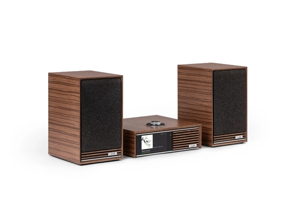 Ruark R610 forsterker - Valnøtt 2x75 watt, streamingforsterker 