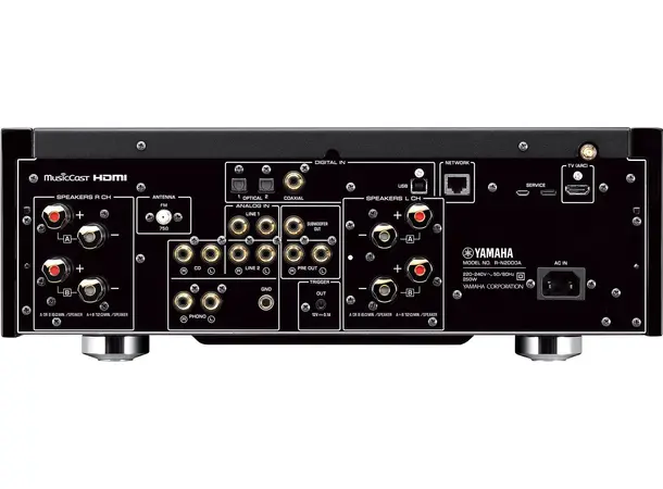 Yamaha R-N2000A stereoforsterker - Sølv HDMI ARC, Streaming, MusicCast 