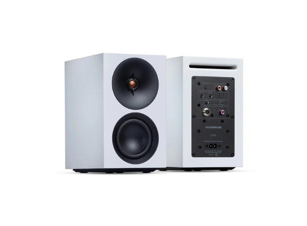 Cambridge Audio L/R S, aktiv høyttaler Bluetooth, RCA/optisk inngang, hvit 