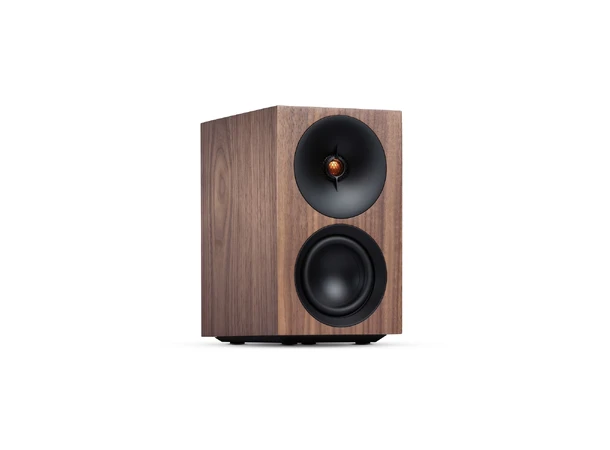 Cambridge L/R S, aktiv høyttaler, Walnut Bluetooth, RCA/optisk inngang 