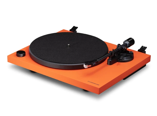 Cambridge L/R S og Spira 1, Orange Aktive høyttalere og platespiller 