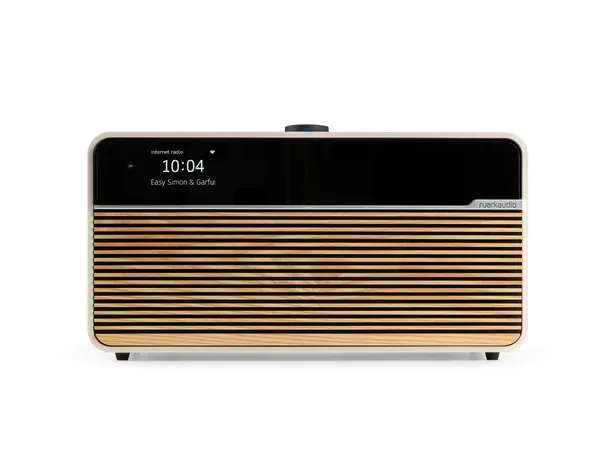 Ruark R2 Mk4, DAB+ radio - Kremhvit DAB+, Bluetooth, klokke, WiFi, APP 