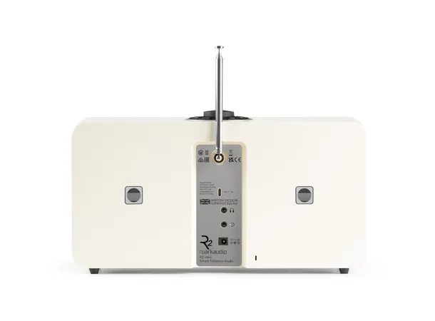 Ruark R2 Mk4, DAB+ radio - Kremhvit DAB+, Bluetooth, klokke, WiFi, APP 