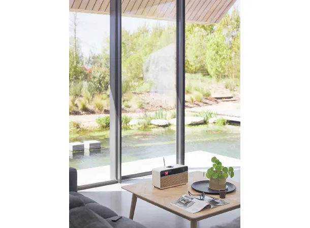 Ruark R2 Mk4, DAB+ radio - Kremhvit DAB+, Bluetooth, klokke, WiFi, APP 