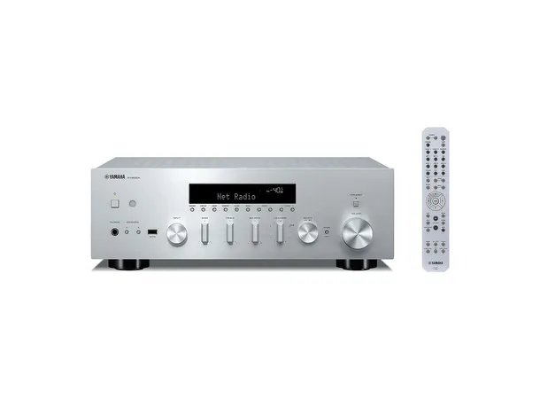 Yamaha R-N600A stereoforsterker - Sølv Streaming, MusicCast, DAB+ 