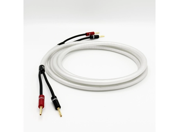 Chord ClearwayX 2m pair Gold Crimp Høyttalerkabel terminert 