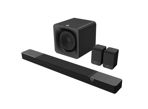 Klipsch Flexus Core 200 med sub og surr Lydplanke 10" subwoofer og bakhøyttalere 