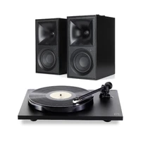 Klipsch The Fives / Planar 1 ECO-deck Aktive høyttalere og platespiller, Black