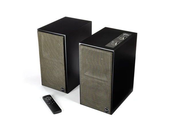 Klipsch The Fives / Planar 1 ECO-deck Aktive høyttalere og platespiller, Black 