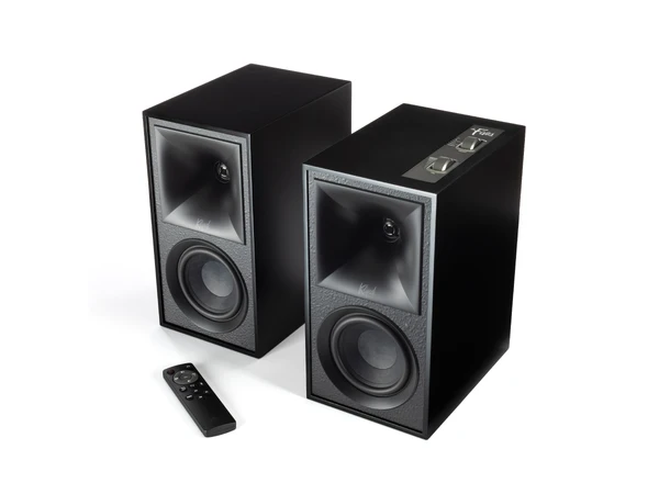 Klipsch The Fives / Planar 1 ECO-deck Aktive høyttalere og platespiller, Black 