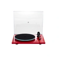 Rega Planar 2 Nd3 platespiller- rød Glasstallerken, RB220 arm, High Gloss