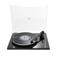 Rega Planar 2 Nd3 platespiller- sort Glasstallerken, RB220 arm, High Gloss