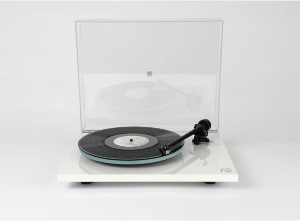Rega Planar 2, Nd3 pickup, hvit Glasstallerken, RB220 arm, EBLT drivrem 