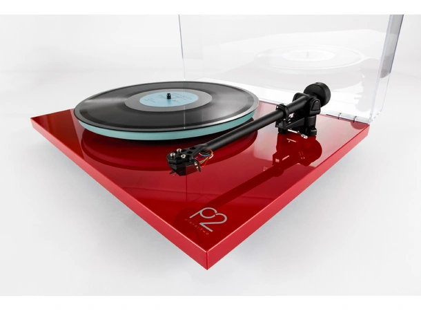 Rega Planar 2, Nd3 pickup, rød Glasstallerken, RB220 arm, EBLT drivrem 