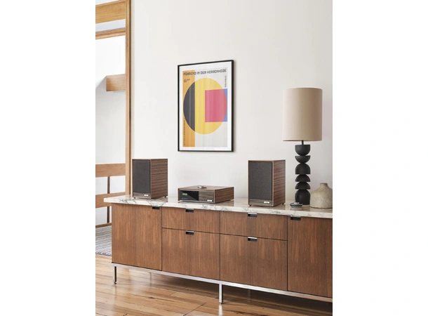 Ruark R610/Sabre-R, Walnut Komplett streaming-stereoanlegg 