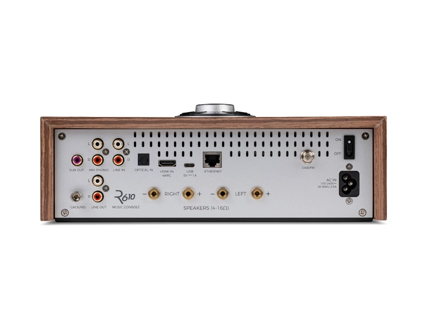Ruark R610/Sabre-R, Walnut Komplett streaming-stereoanlegg 