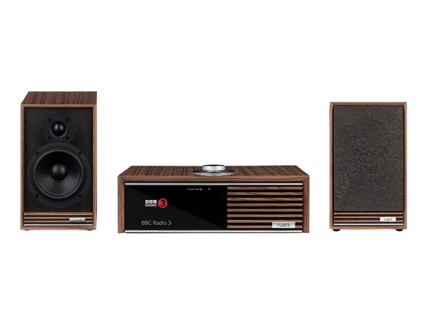 Ruark R610 og Sabre-R Stereopakke Walnut 