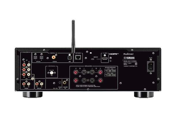 Yamaha R-N1000A stereoforsterker - Sort HDMI ARC, Streaming, MusicCast