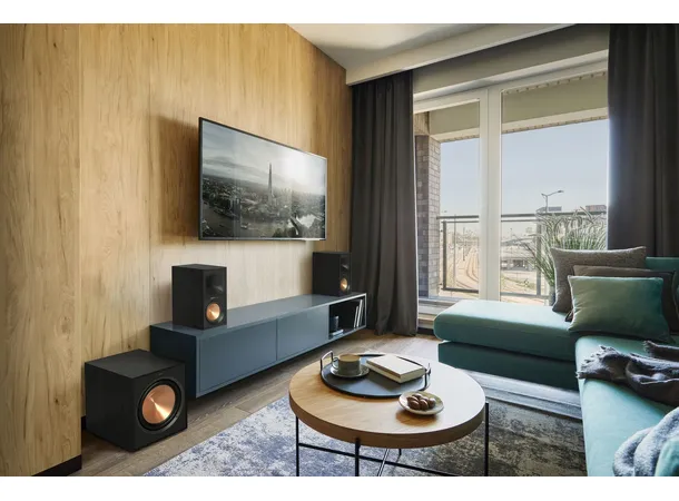 Klipsch R-60M Reference - Sort Stativ/hylle, 6,5" bass, PAR 