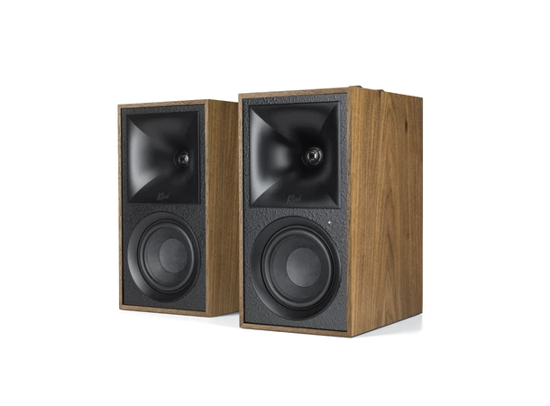 Klipsch The Fives / Planar 1 ECO-deck Aktive høyttalere og platespiller,Walnut 