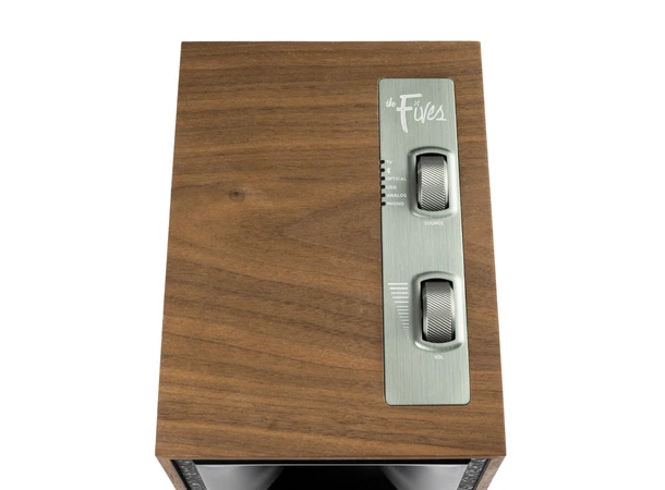 Klipsch The Fives / Planar 1 ECO-deck Aktive høyttalere og platespiller,Walnut 