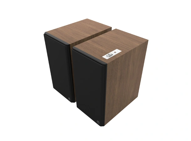 Klipsch The Nines II, Walnut Aktive streaming-høyttalere, HDMI, RIAA 