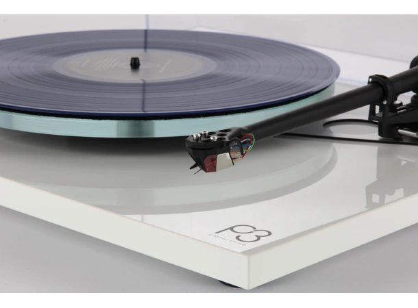 Rega Planar 3 Nd3 platespiller- hvit RB330 arm, High gloss 