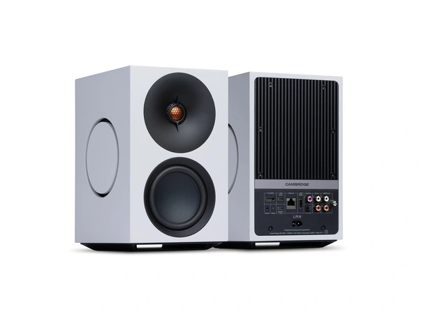 Cambridge Audio L/R M, aktiv høyttaler Streaming, HDMI, RIAA-trinn, hvit 