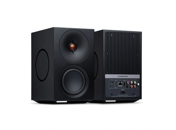 Cambridge L/R M, aktiv høyttaler, Black Streaming, HDMI, RIAA-trinn 