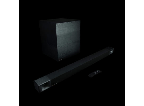Klipsch Cinema 600 5.1 Sound Bar 10" sub, 600 watt, Trådløsebakhøyttalere