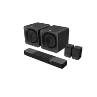 Klipsch Flexus Core 100 med sub og surr Lydplanke 2x subwoofer og bakhøyttalere