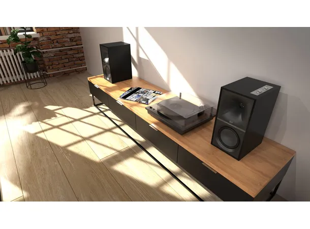 Klipsch The Sevens, Matte Black Aktive høyttalere, Bluetooth, HDMI, par 