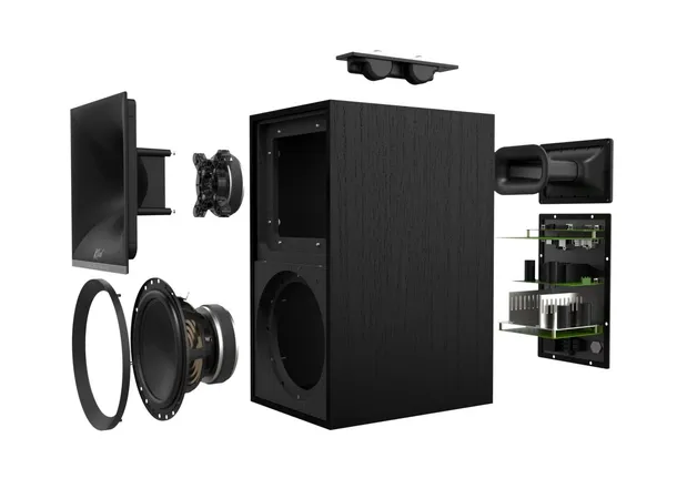 Klipsch The Sevens, Matte Black Aktive høyttalere, Bluetooth, HDMI, par 