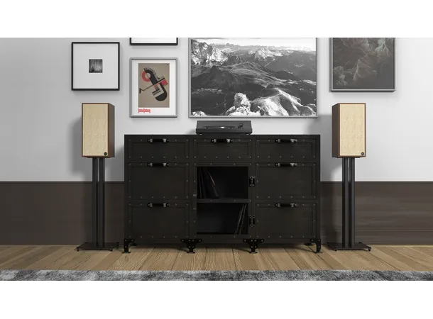 Klipsch The Sevens, Walnut Aktive høyttalere, Bluetooth, HDMI, par 